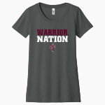 Trinity Warriors <span class="pdp-name-mascot">Trinity Christian Warriors</span> Next Level Apparel Women's Ideal Tee Front Thumbnail