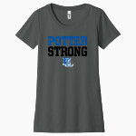 EAST LIVERPOOL HIGH SCHOOL POTTERS <span class="pdp-name-mascot">EAST LIVERPOOL POTTERS</span> Next Level Apparel Women's Ideal Tee Front Thumbnail