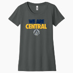 CENTRAL CHRISTIAN SCHOOL SAINTS <span class="pdp-name-mascot">CENTRAL SAINTS</span> Next Level Apparel Women's Ideal Tee Front Thumbnail