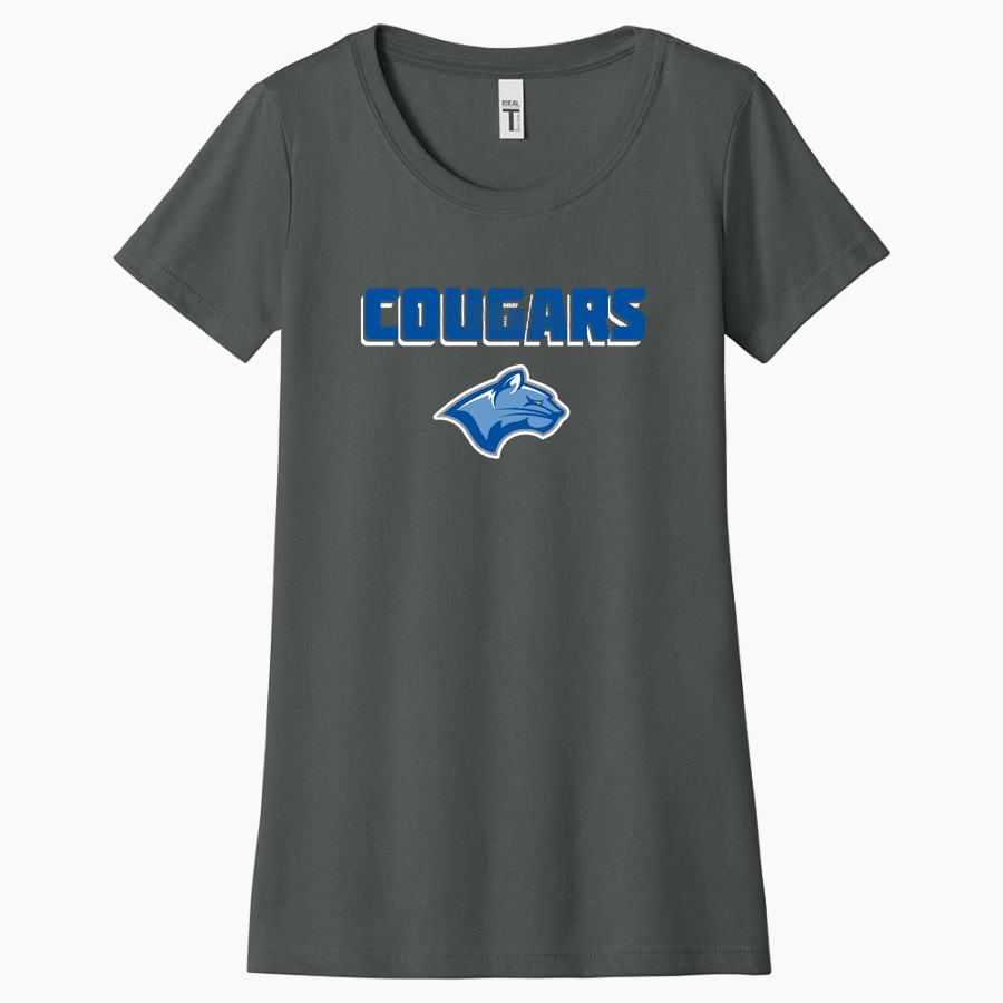 Calvary Cougars Online Store <span class="pdp-name-mascot">Calvary Cougars</span> Next Level Apparel Women's Ideal Tee