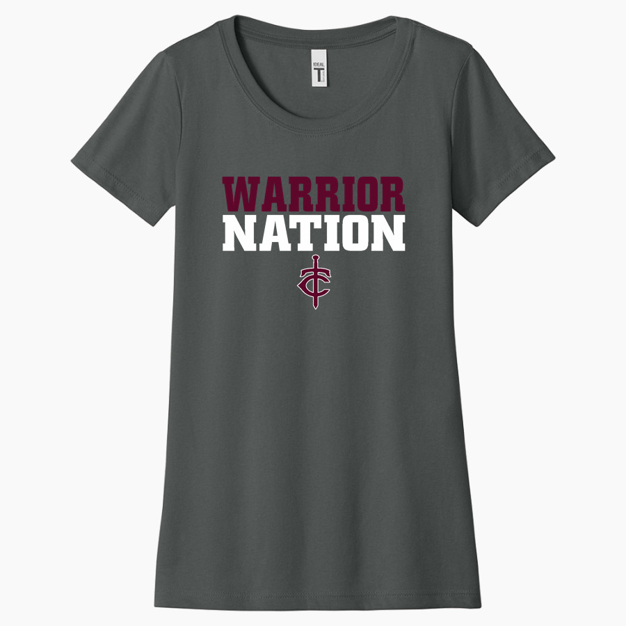 Trinity Warriors <span class="pdp-name-mascot">Trinity Christian Warriors</span> Next Level Apparel Women's Ideal Tee