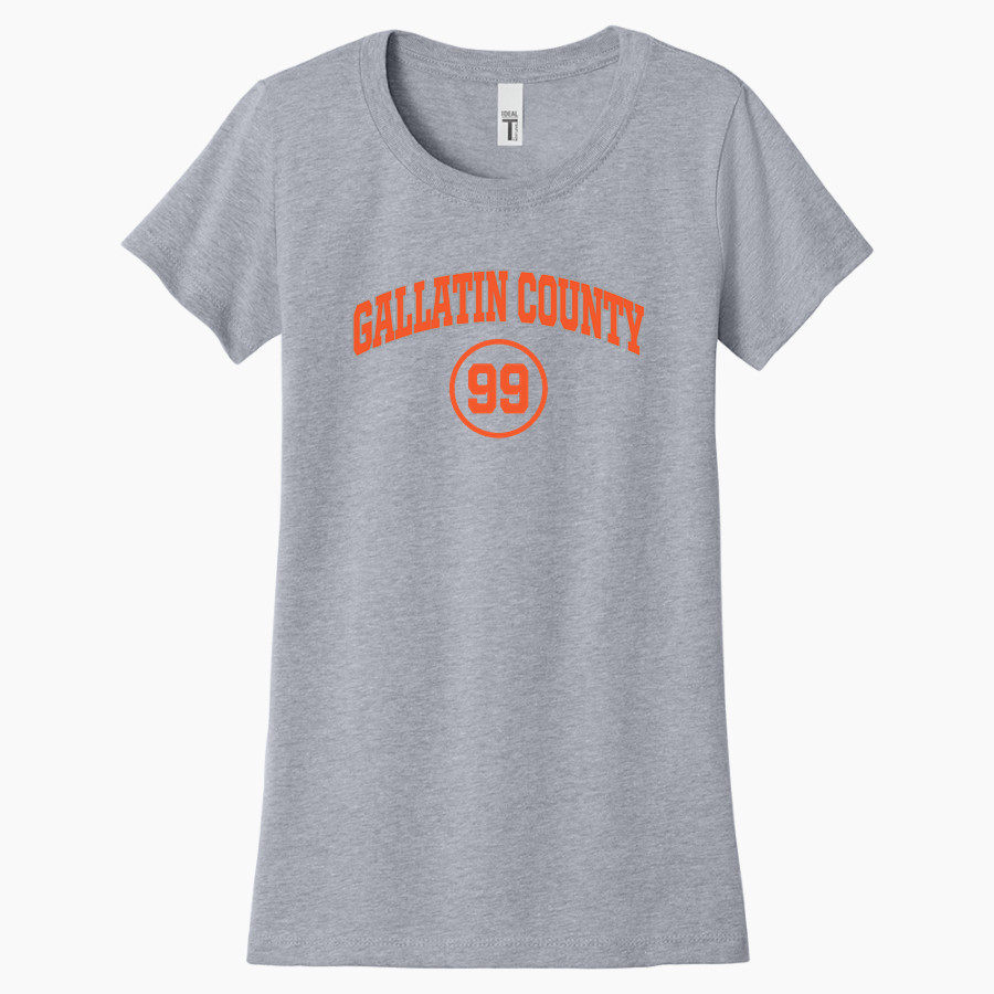 GALLATIN COUNTY HIGH SCHOOL HAWKS <span class="pdp-name-mascot">GALLATIN COUNTY HAWKS</span> Next Level Apparel Women's Ideal Tee