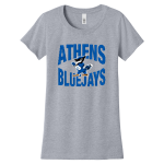 ATHENS HIGH SCHOOL BLUEJAYS <span class="pdp-name-mascot">ATHENS BLUEJAYS</span> Next Level Apparel Women's Ideal Tee Front Thumbnail