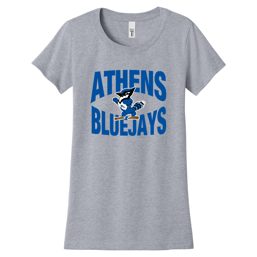 ATHENS HIGH SCHOOL BLUEJAYS <span class="pdp-name-mascot">ATHENS BLUEJAYS</span> Next Level Apparel Women's Ideal Tee
