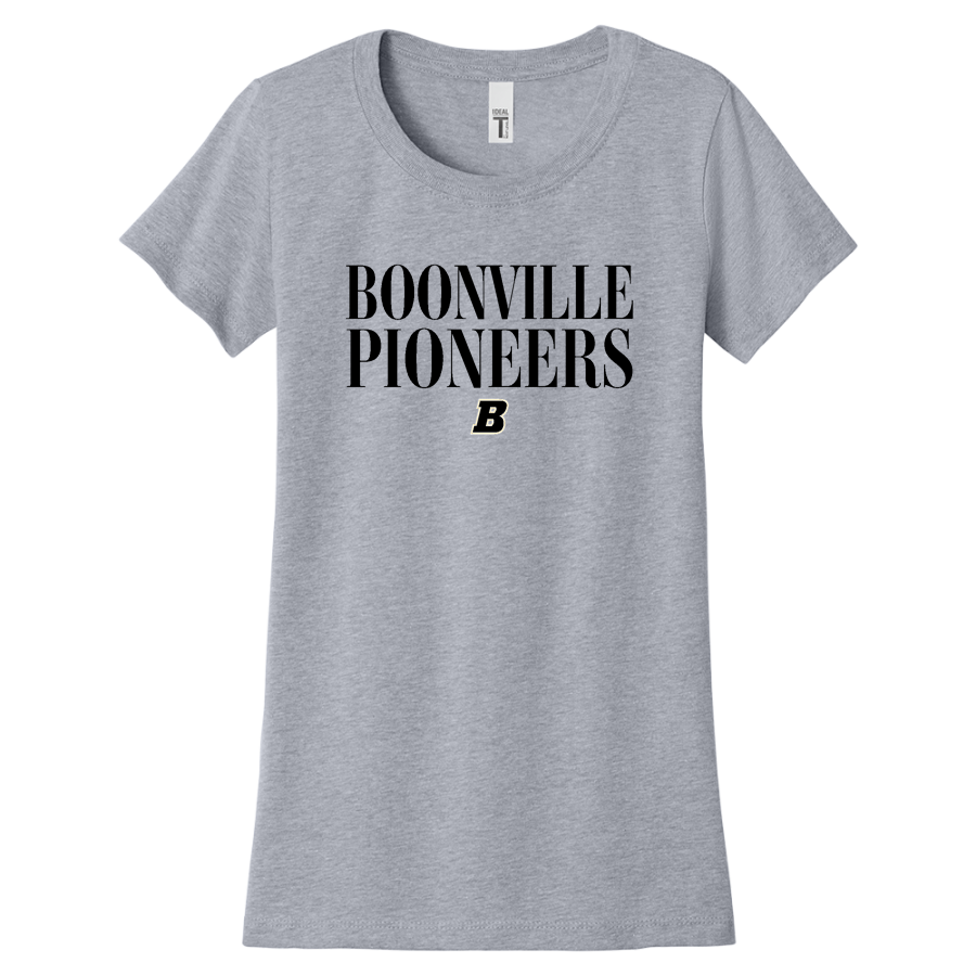 Boonville Pioneers <span class="pdp-name-mascot">Boonville Pioneers</span> Next Level Apparel Women's Ideal Tee