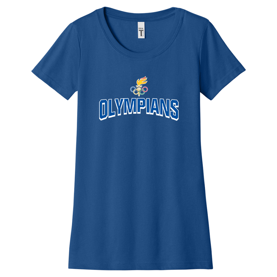 LEUZINGER HIGH SCHOOL OLYMPIANS <span class="pdp-name-mascot">LEUZINGER OLYMPIANS</span> Next Level Apparel Women's Ideal Tee