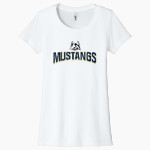 Martinsville Mustangs Mustangs <span class="pdp-name-mascot">Martinsville Mustangs</span> Next Level Apparel Women's Ideal Tee Front Thumbnail