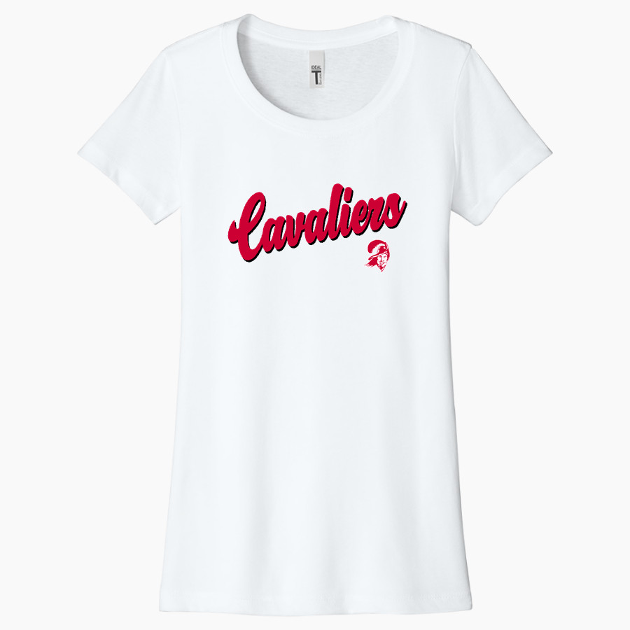 CARROLLTON HIGH SCHOOL CAVALIERS <span class="pdp-name-mascot">CARROLLTON CAVALIERS</span> Next Level Apparel Women's Ideal Tee