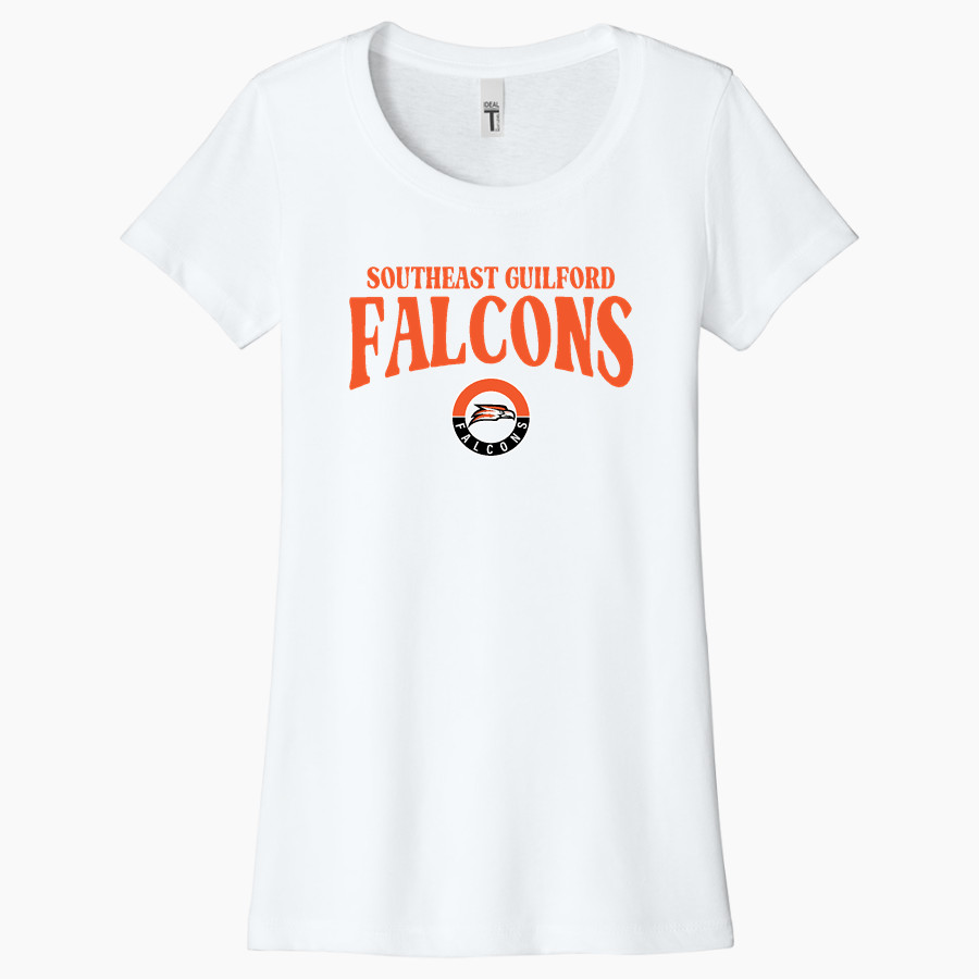 Southeast Guilford Falcons <span class="pdp-name-mascot">Southeast Guilford Falcons</span> Next Level Apparel Women's Ideal Tee