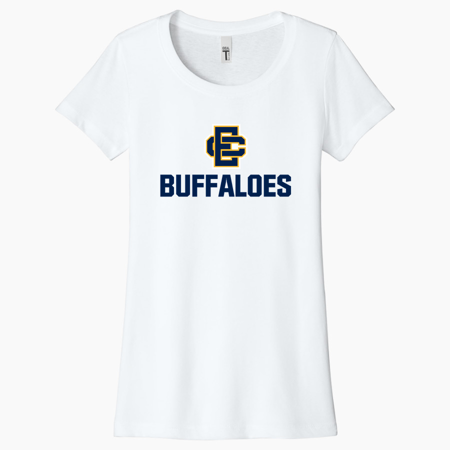 Elm Creek Buffaloes <span class="pdp-name-mascot">Elm Creek Buffaloes</span> Next Level Apparel Women's Ideal Tee