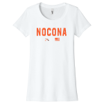 NOCONA HIGH SCHOOL INDIANS <span class="pdp-name-mascot">NOCONA INDIANS</span> Next Level Apparel Women's Ideal Tee Front Thumbnail