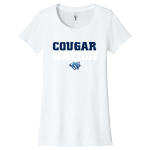 CEDAR MOUNTAIN SCHOOLS COUGARS <span class="pdp-name-mascot">CEDAR MOUNTAIN COUGARS</span> Next Level Apparel Women's Ideal Tee Front Thumbnail
