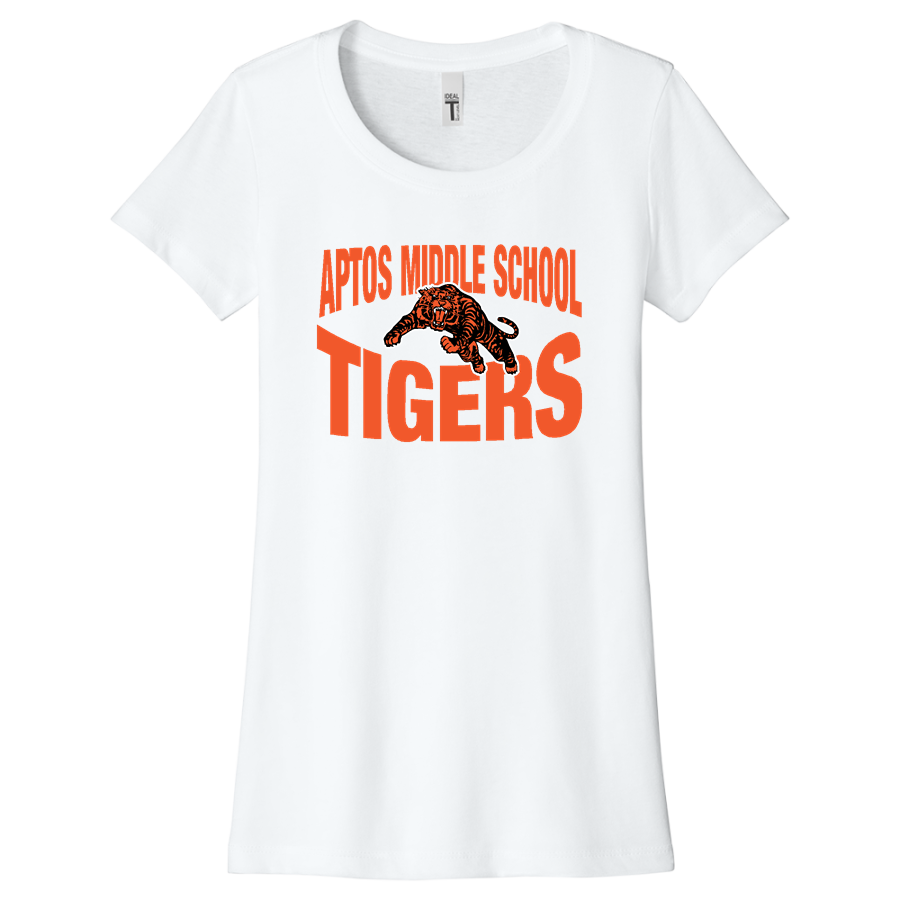 Aptos Middle School Tigers <span class="pdp-name-mascot">Aptos Middle School Tigers</span> Next Level Apparel Women's Ideal Tee
