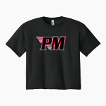 PATCHOGUE-MEDFORD Official Store of the Raiders <span class="pdp-name-mascot">PATCHOGUE - MEDFORD RAIDERS</span> Next Level Apparel Women's Ideal Crop Top Front Thumbnail