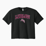 Ludlow Lions <span class="pdp-name-mascot">Lions</span> Next Level Apparel Women's Ideal Crop Top Front Thumbnail