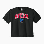 SITKA HIGH SCHOOL WOLVES <span class="pdp-name-mascot">SITKA WOLVES</span> Next Level Apparel Women's Ideal Crop Top Front Thumbnail