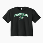 North Central Thunderbirds <span class="pdp-name-mascot">North Central Thunderbirds</span> Next Level Apparel Women's Ideal Crop Top Front Thumbnail