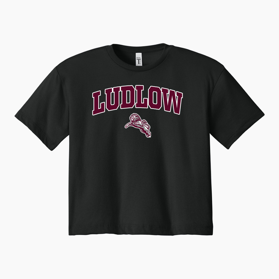 Ludlow Lions <span class="pdp-name-mascot">Lions</span> Next Level Apparel Women's Ideal Crop Top