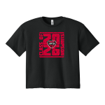 Simpson University Red Hawks <span class="pdp-name-mascot">Simpson Red Hawks</span> Next Level Apparel Women's Ideal Crop Top Front Thumbnail