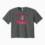 JOHN CURTIS CHRISTIAN HIGH SCHOOL PATRIOTS <span class="pdp-name-mascot">JOHN CURTIS CHRISTIAN PATRIOTS</span> Next Level Apparel Women's Ideal Crop Top Front Thumbnail