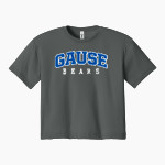 Gause Bears <span class="pdp-name-mascot">Gause Bears</span> Next Level Apparel Women's Ideal Crop Top Front Thumbnail