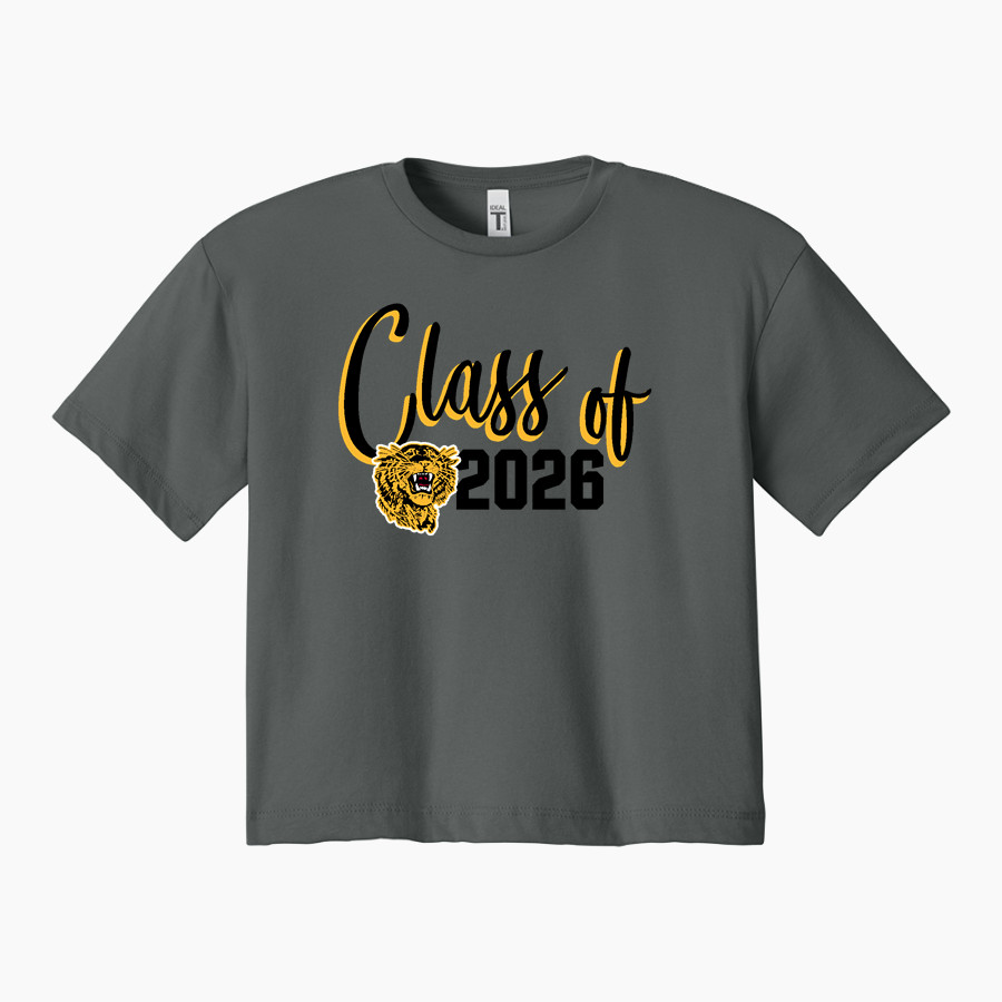 NEW LONDON-SPICER HIGH SCHOOL WILDCATS <span class="pdp-name-mascot">NEW LONDON - SPICER WILDCATS</span> Next Level Apparel Women's Ideal Crop Top