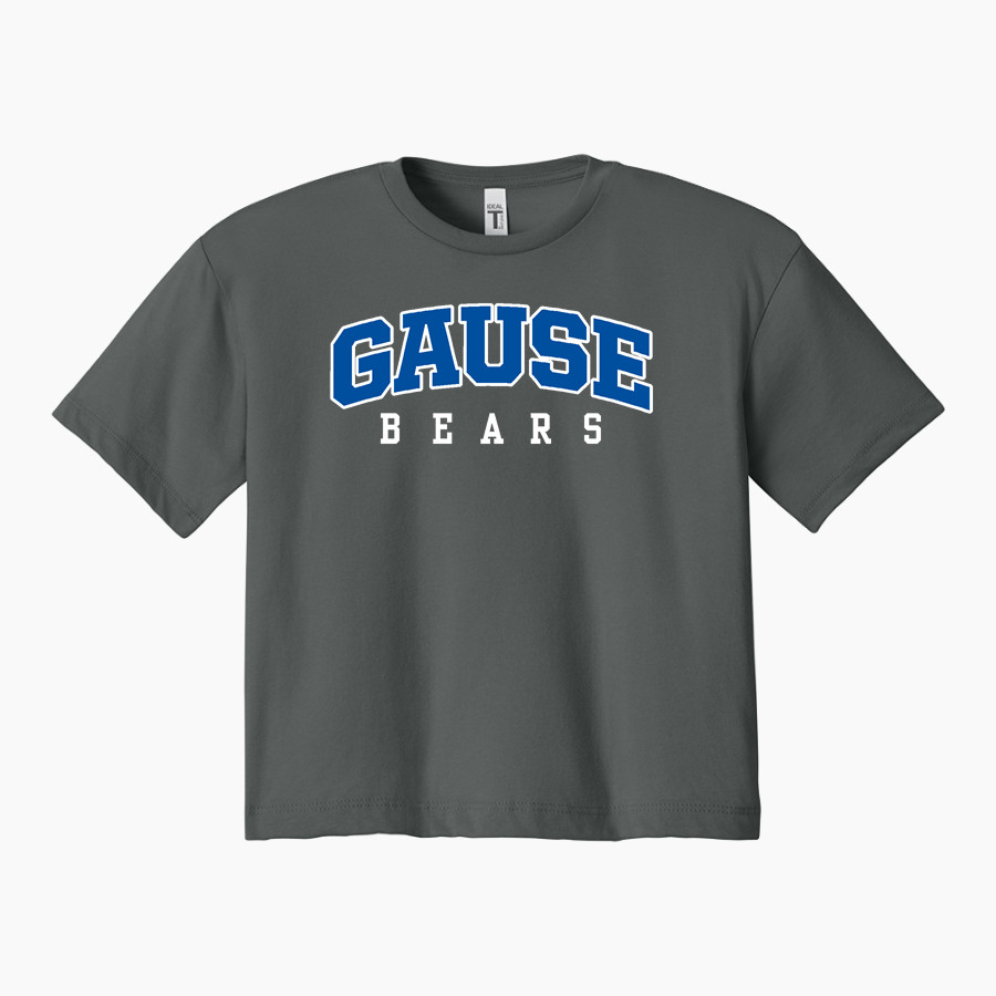 Gause Bears <span class="pdp-name-mascot">Gause Bears</span> Next Level Apparel Women's Ideal Crop Top