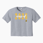 PELHAM HIGH SCHOOL official sideline store <span class="pdp-name-mascot">PELHAM MEMORIAL WHITE PELICANS</span> Next Level Apparel Women's Ideal Crop Top Front Thumbnail