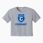 Covenant Scots <span class="pdp-name-mascot">Covenant Scots</span> Next Level Apparel Women's Ideal Crop Top Front Thumbnail
