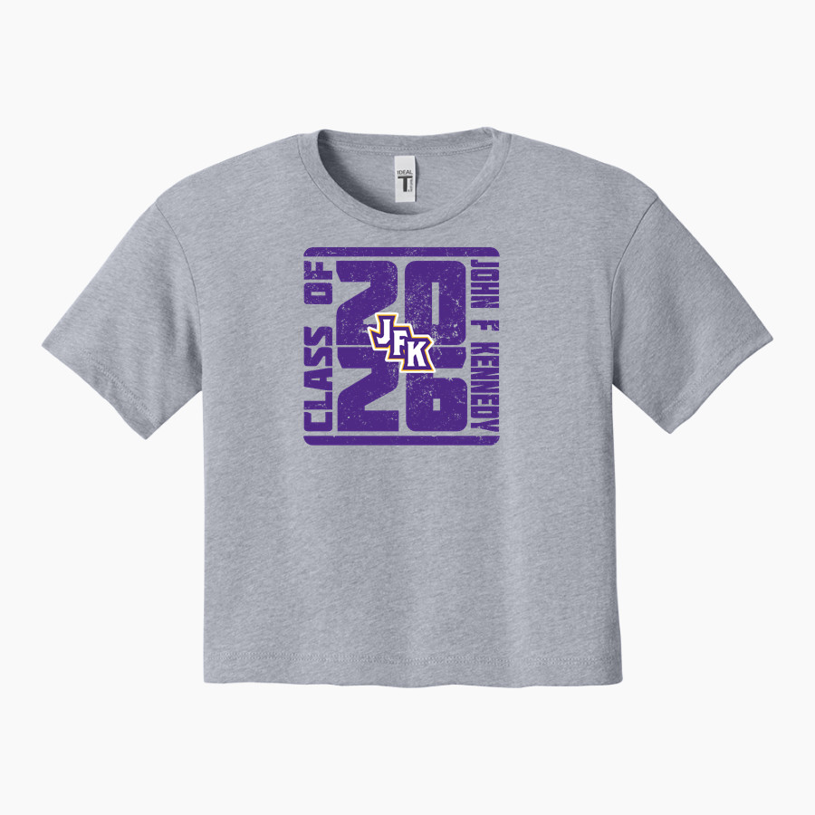 JOHN F KENNEDY HIGH SCHOOL TITANS <span class="pdp-name-mascot">JOHN F KENNEDY TITANS</span> Next Level Apparel Women's Ideal Crop Top