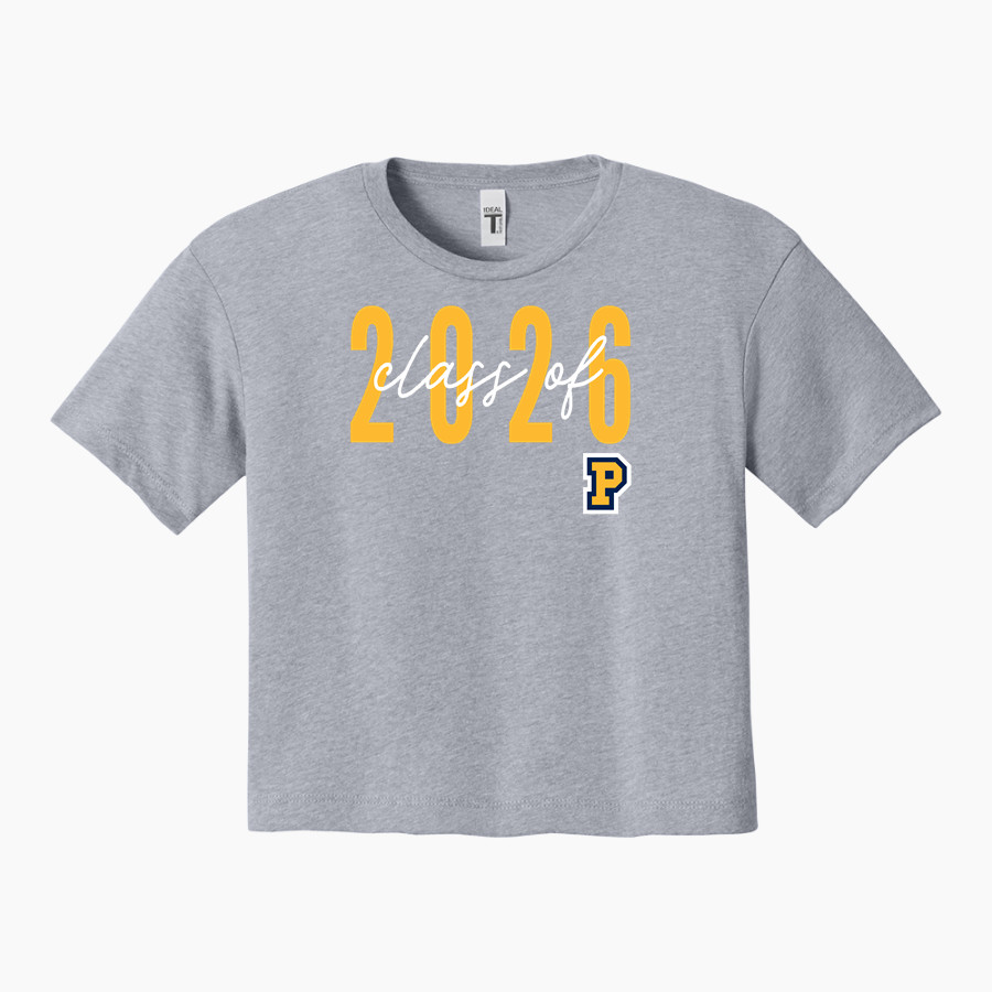 PELHAM HIGH SCHOOL official sideline store <span class="pdp-name-mascot">PELHAM MEMORIAL WHITE PELICANS</span> Next Level Apparel Women's Ideal Crop Top
