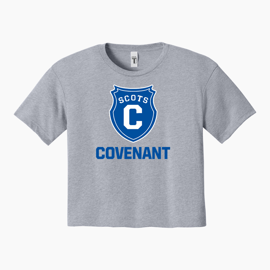 Covenant Scots <span class="pdp-name-mascot">Covenant Scots</span> Next Level Apparel Women's Ideal Crop Top