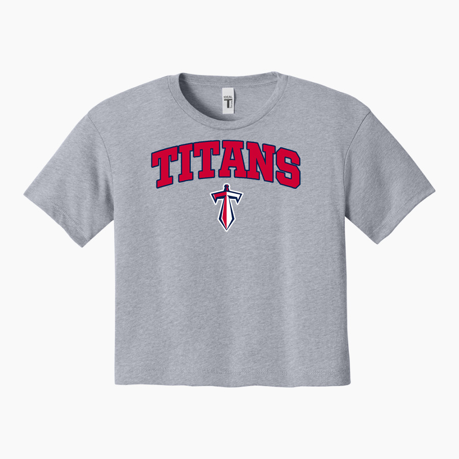 CENTENNIAL HIGH SCHOOL TITANS <span class="pdp-name-mascot">CENTENNIAL TITANS</span> Next Level Apparel Women's Ideal Crop Top