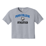Penn College Wildcats Online Store <span class="pdp-name-mascot">Penn College Wildcats</span> Next Level Apparel Women's Ideal Crop Top Front Thumbnail