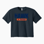 GALLATIN COUNTY HIGH SCHOOL HAWKS <span class="pdp-name-mascot">GALLATIN COUNTY HAWKS</span> Next Level Apparel Women's Ideal Crop Top Front Thumbnail