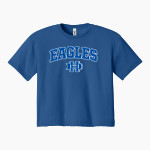 HIWASSEE DAM HIGH SCHOOL EAGLES <span class="pdp-name-mascot">HIWASSEE DAM EAGLES</span> Next Level Apparel Women's Ideal Crop Top Front Thumbnail