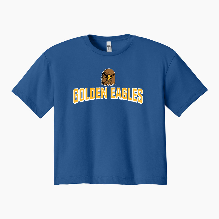 Galway Golden Eagles <span class="pdp-name-mascot">Galway Golden Eagles</span> Next Level Apparel Women's Ideal Crop Top