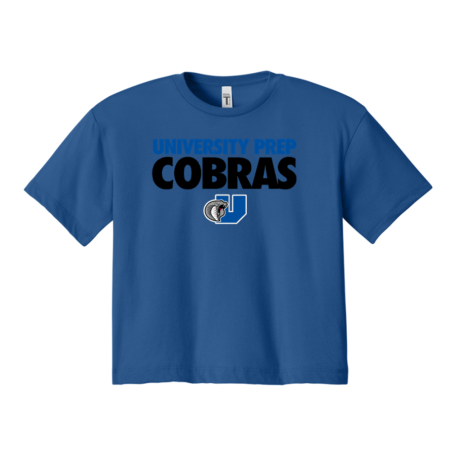 University Prep Cobras <span class="pdp-name-mascot">University Prep Cobras</span> Next Level Apparel Women's Ideal Crop Top