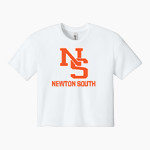 NEWTON SOUTH HIGH SCHOOL LIONS <span class="pdp-name-mascot">NEWTON SOUTH LIONS</span> Next Level Apparel Women's Ideal Crop Top Front Thumbnail