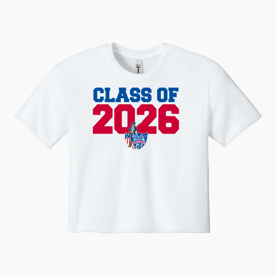 PACE HIGH SCHOOL PATRIOTS <span class="pdp-name-mascot">PACE PATRIOTS</span> Next Level Apparel Women's Ideal Crop Top