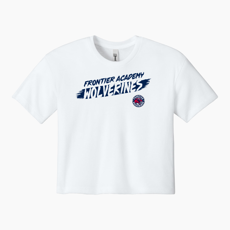 Frontier Academy Wolverines <span class="pdp-name-mascot">Frontier Academy Wolverines</span> Next Level Apparel Women's Ideal Crop Top
