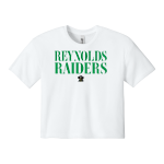 REYNOLDS HIGH SCHOOL RAIDERS <span class="pdp-name-mascot">REYNOLDS RAIDERS</span> Next Level Apparel Women's Ideal Crop Top Front Thumbnail