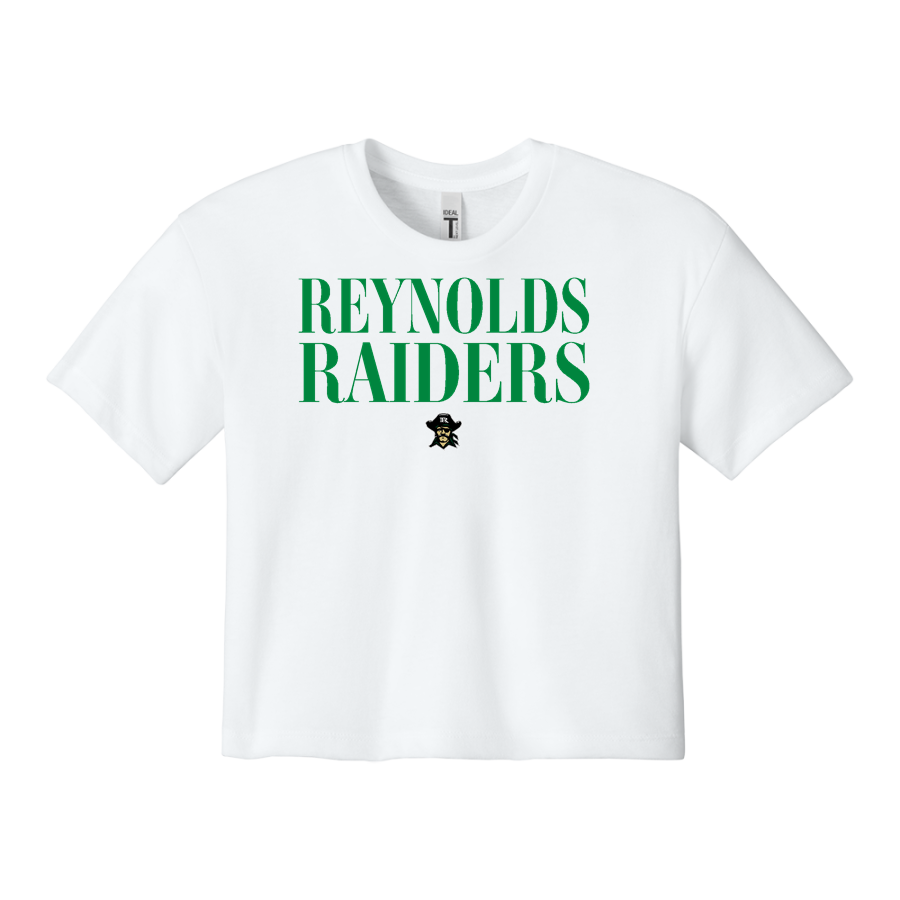 REYNOLDS HIGH SCHOOL RAIDERS <span class="pdp-name-mascot">REYNOLDS RAIDERS</span> Next Level Apparel Women's Ideal Crop Top