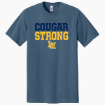 LA MARQUE HIGH SCHOOL COUGARS <span class="pdp-name-mascot">LA MARQUE COUGARS</span> Next Level Apparel Men's Ideal Jersey Tee Front Thumbnail