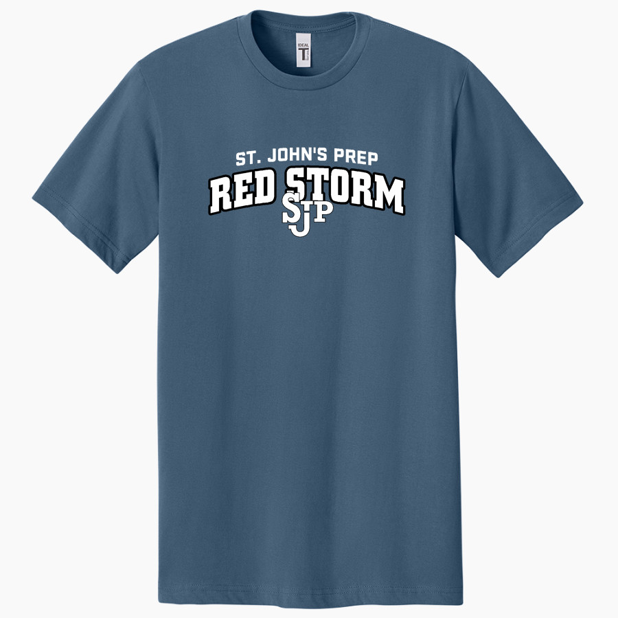 St. John's Prep Red Storm <span class="pdp-name-mascot">St. John's Red Storm</span> Next Level Apparel Men's Ideal Jersey Tee