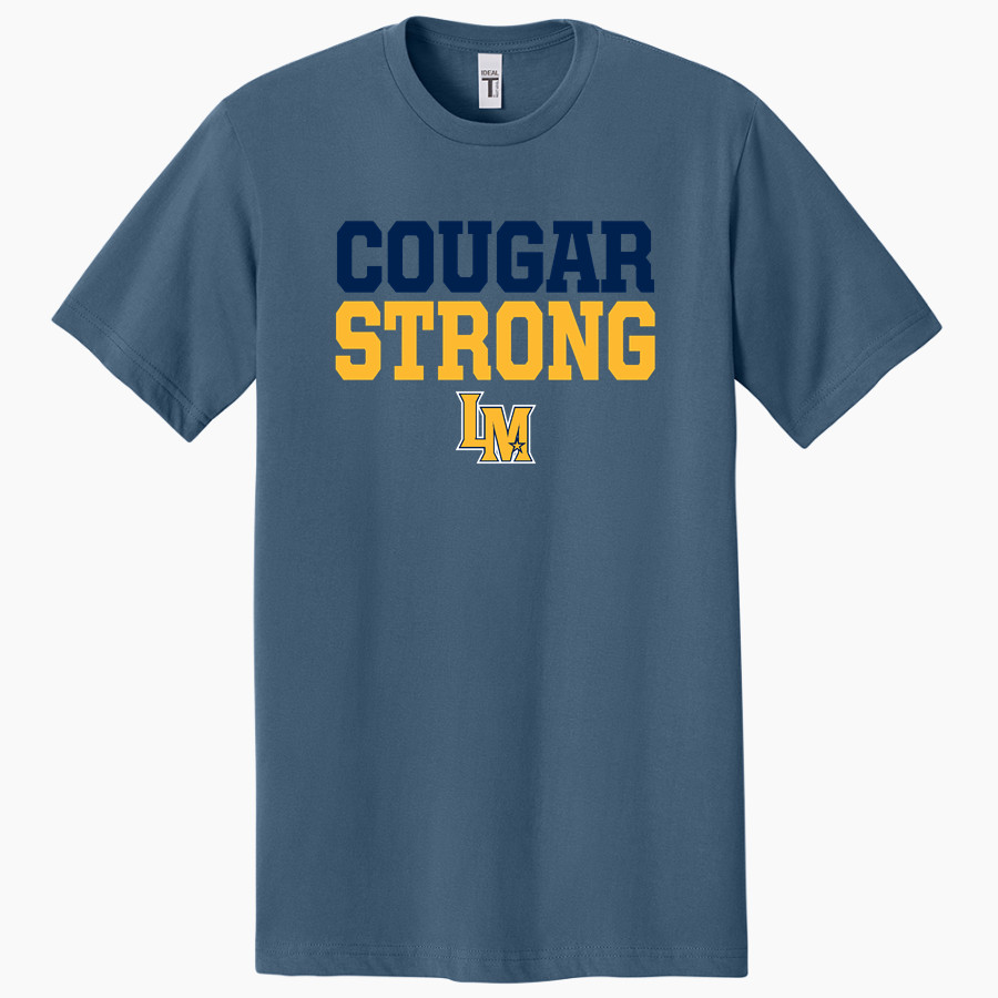 LA MARQUE HIGH SCHOOL COUGARS <span class="pdp-name-mascot">LA MARQUE COUGARS</span> Next Level Apparel Men's Ideal Jersey Tee