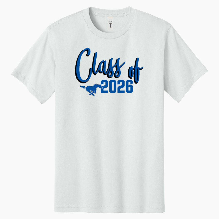SMOKY MOUNTAIN HIGH SCHOOL MUSTANGS <span class="pdp-name-mascot">SMOKY MOUNTAIN MUSTANGS</span> Next Level Apparel Men's Ideal Jersey Tee