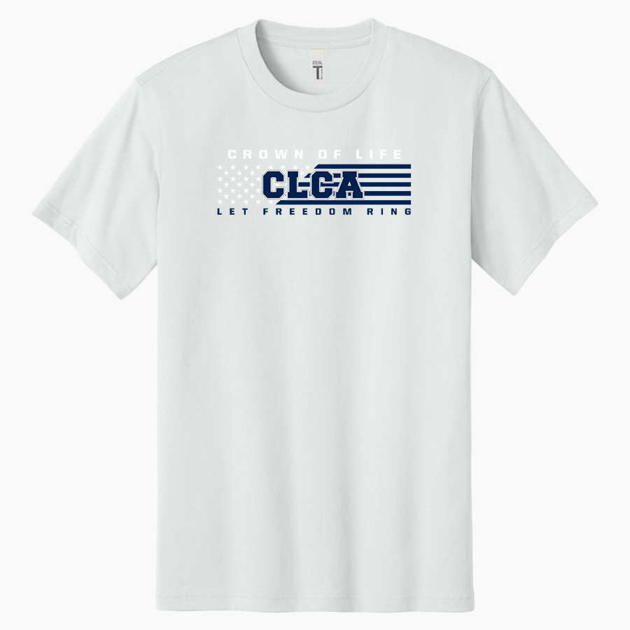 Crown of Life Knights <span class="pdp-name-mascot">Crown of Life Christian Academy Knights</span> Next Level Apparel Men's Ideal Jersey Tee