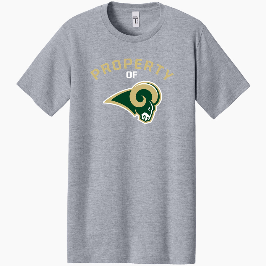 REGIS HIGH SCHOOL RAMS <span class="pdp-name-mascot">REGIS RAMS</span> Next Level Apparel Men's Ideal Jersey Tee