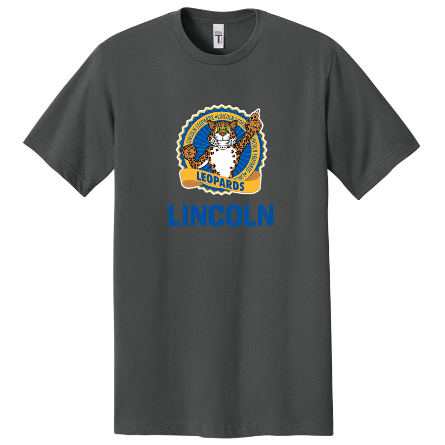 Lincoln Leopards <span class="pdp-name-mascot">Lincoln Elementary School Leopards</span> Next Level Apparel Men's Ideal Jersey Tee